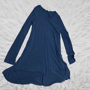 Altar'd State Blue Long Sleeve Dress